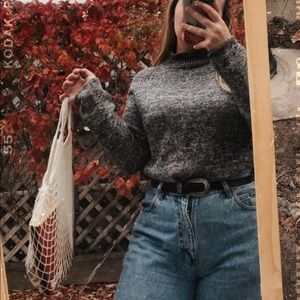 Nygård Grey Knit Turtleneck